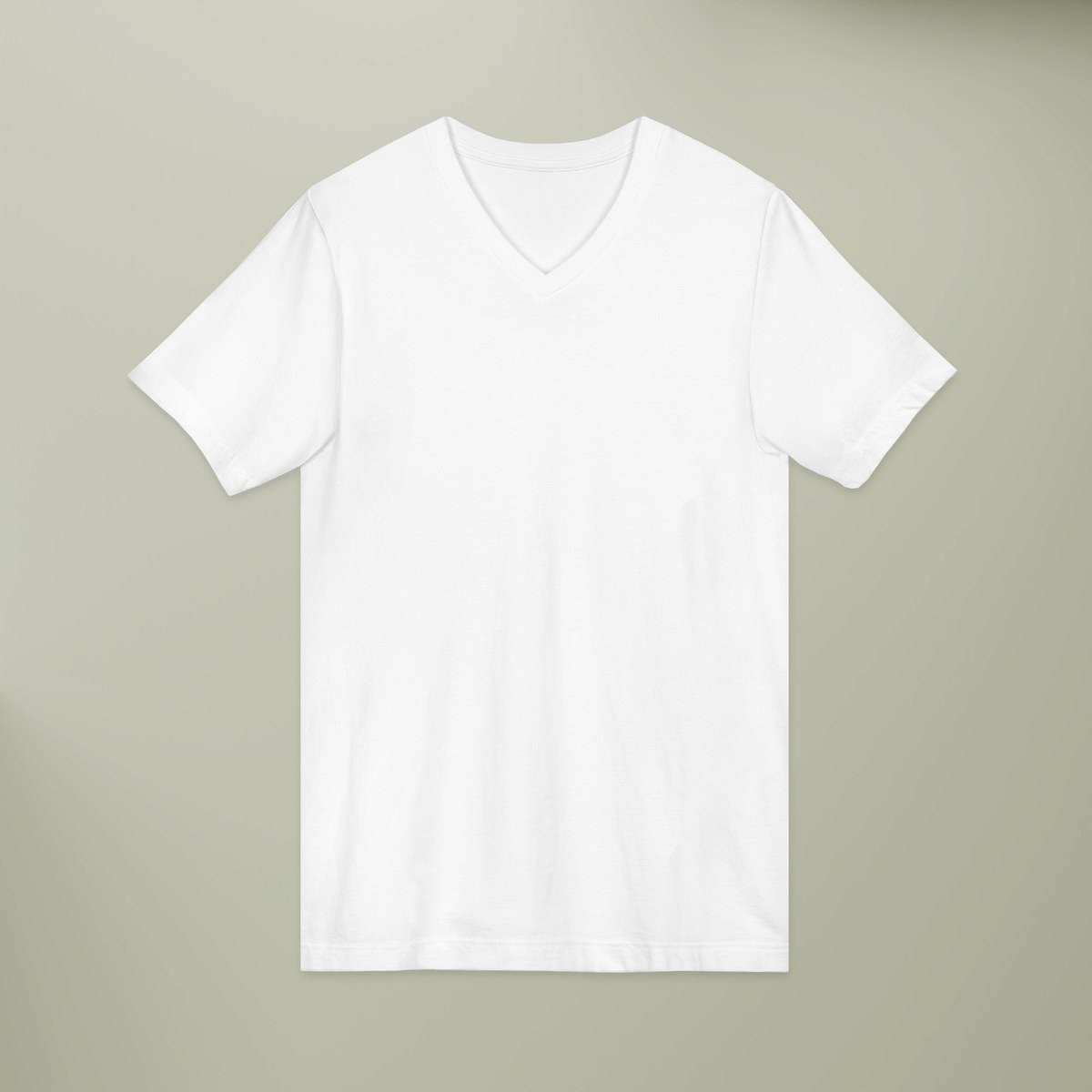 Unisex Jersey Short Sleeve V-Neck Tee