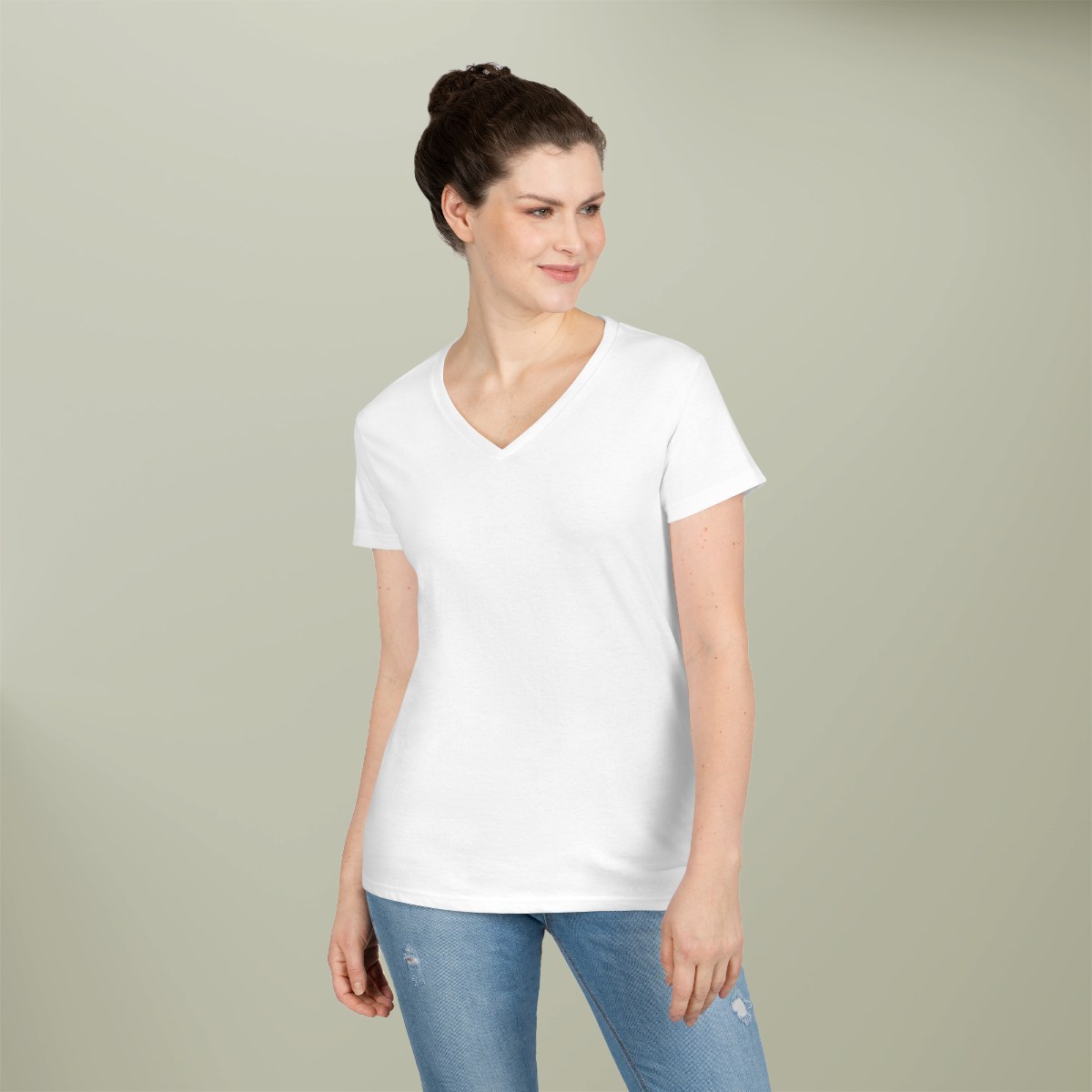Ladies’ V-Neck T-Shirt
