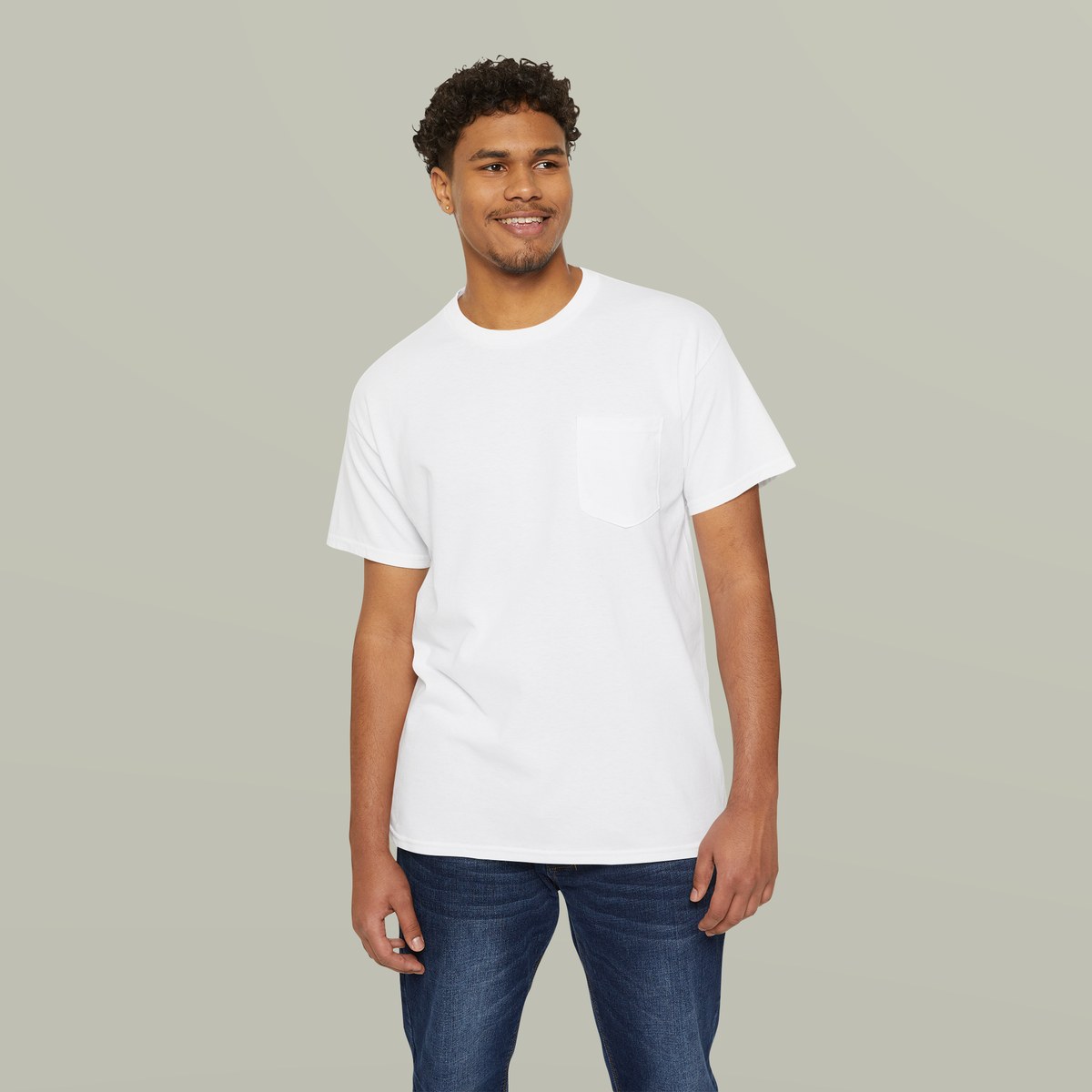 Unisex Heavy Cotton Pocket Tee