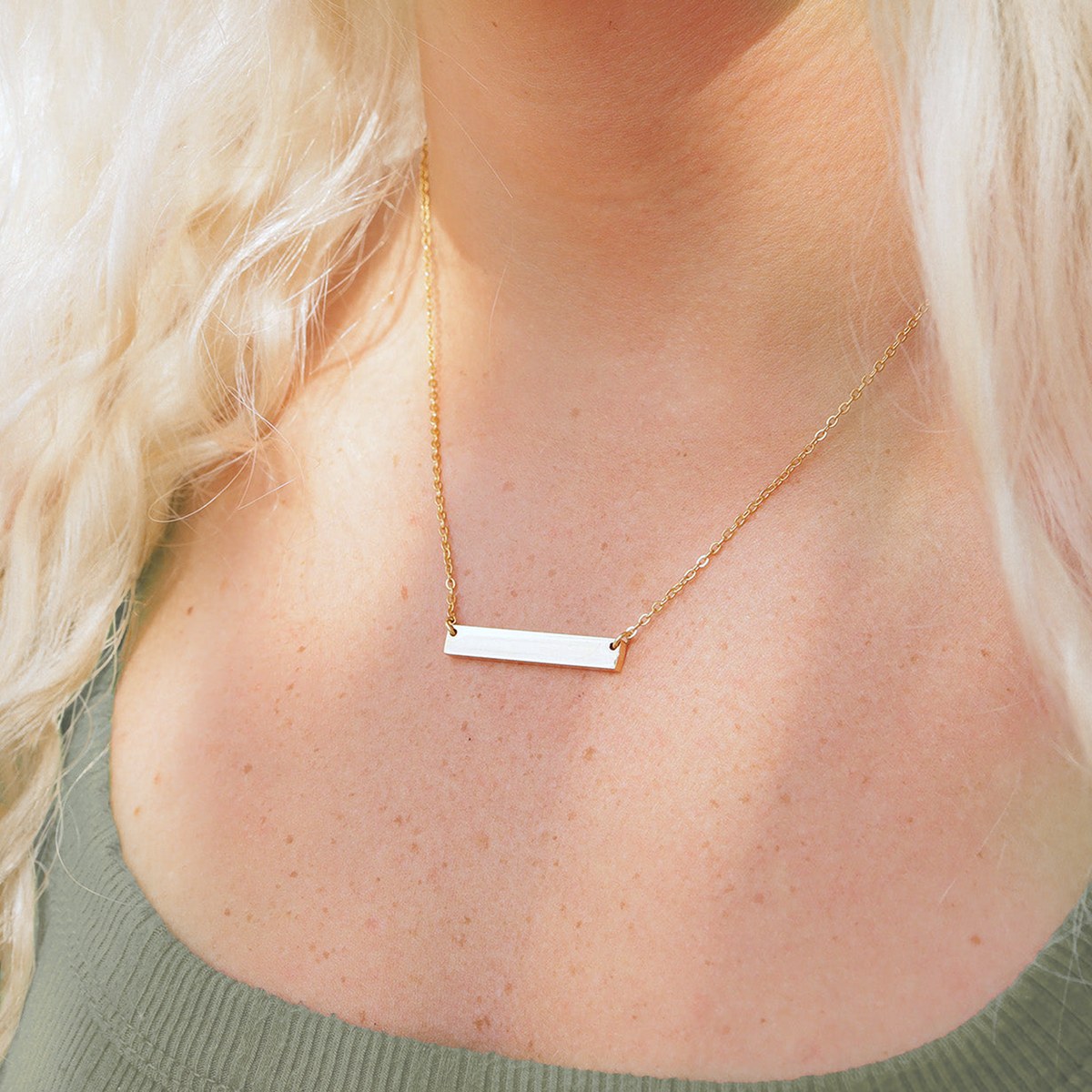 Horizontal Bar Necklace