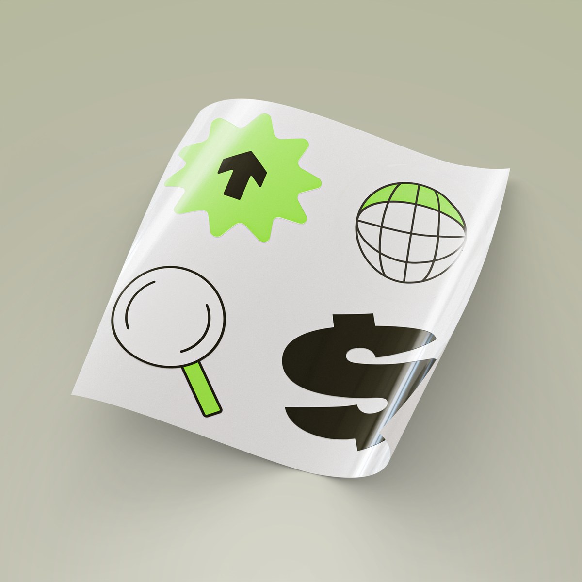 Die-Cut Stickers, (DTF)