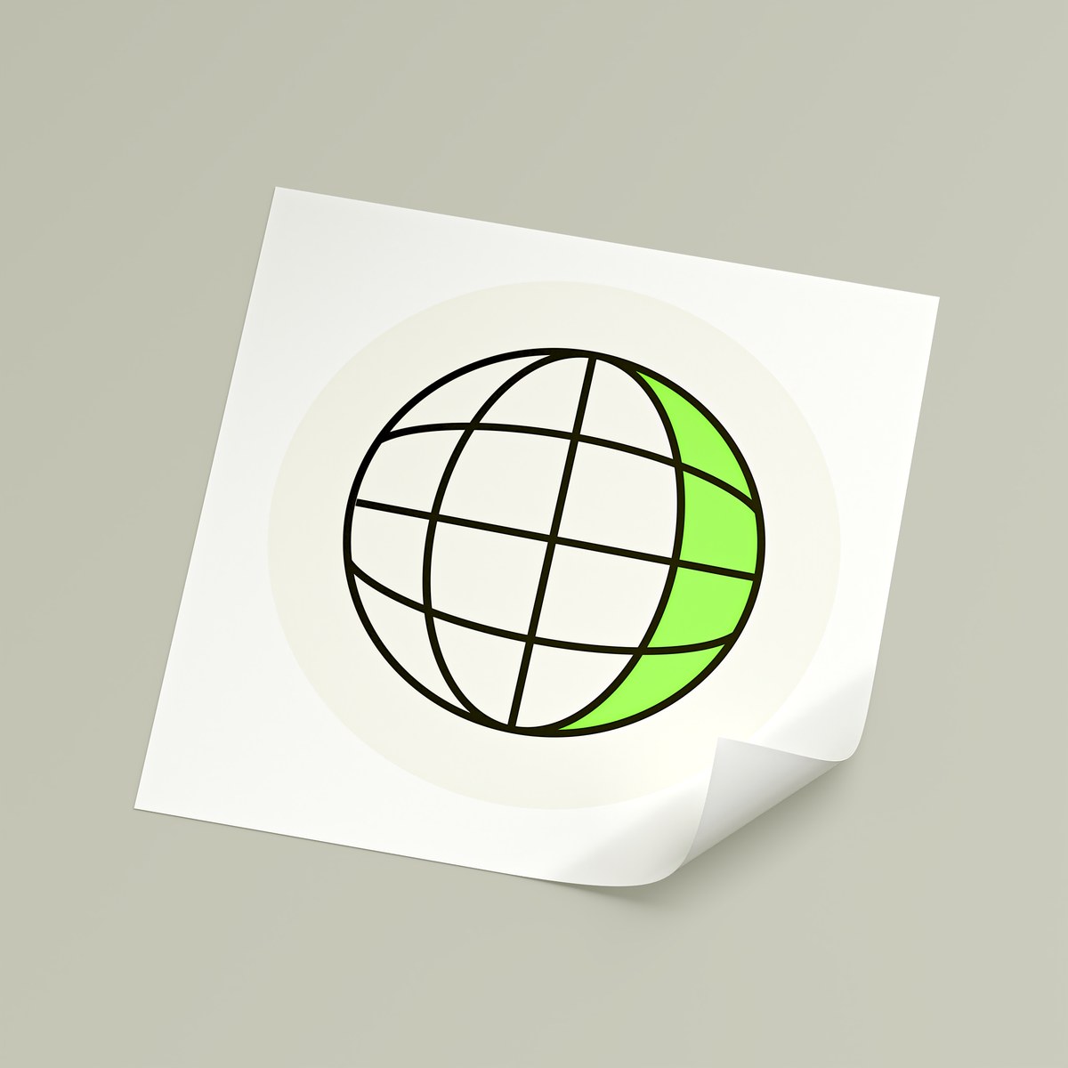 Square Stickers, IndoorOutdoor
