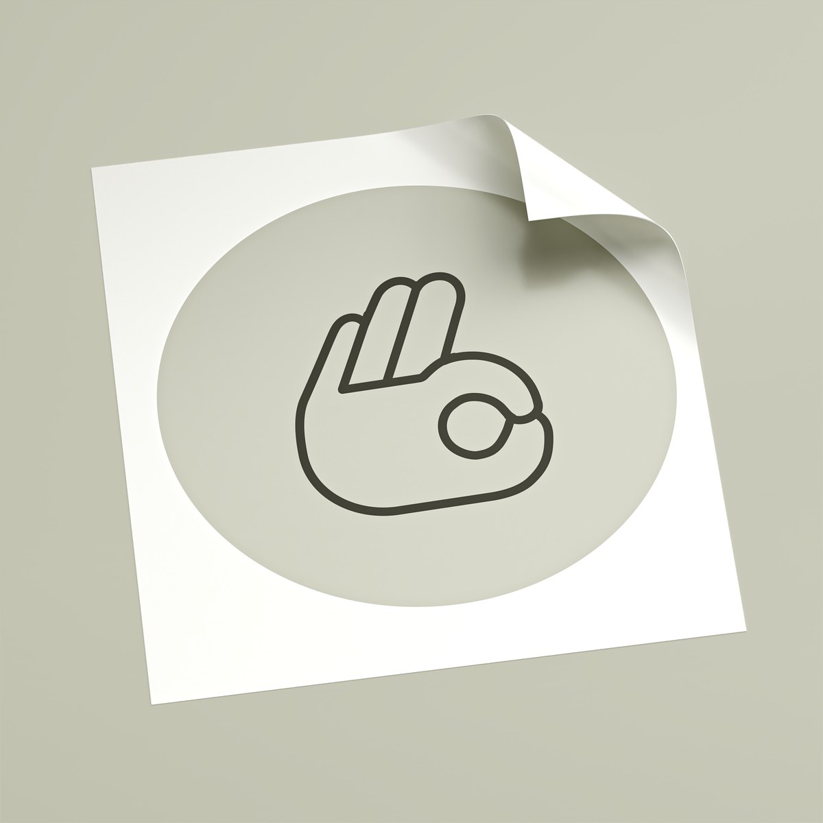 Laminate Stickers, Square